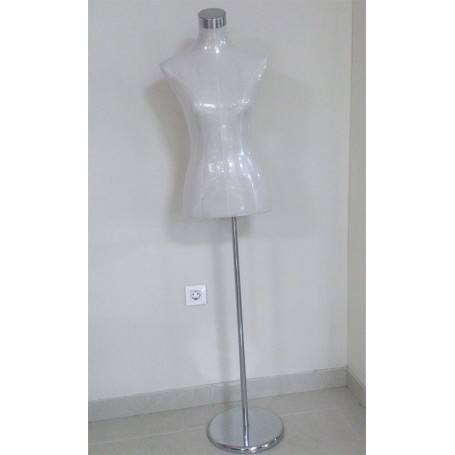 BUSTO MUJER BASE CROMO