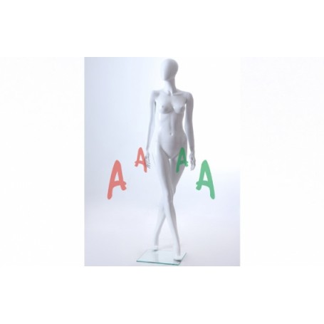 MANIQUIE MUJER CLARA. BLANCO BRILLO.