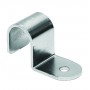 SOPORTE DE BARRA PARA ESTANTE CRISTAL. CROMO.