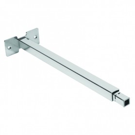 SEPARADOR PARED 23CM. CROMO.